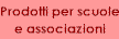 prodotti per l'arredamento naturale di scuole e associazioni